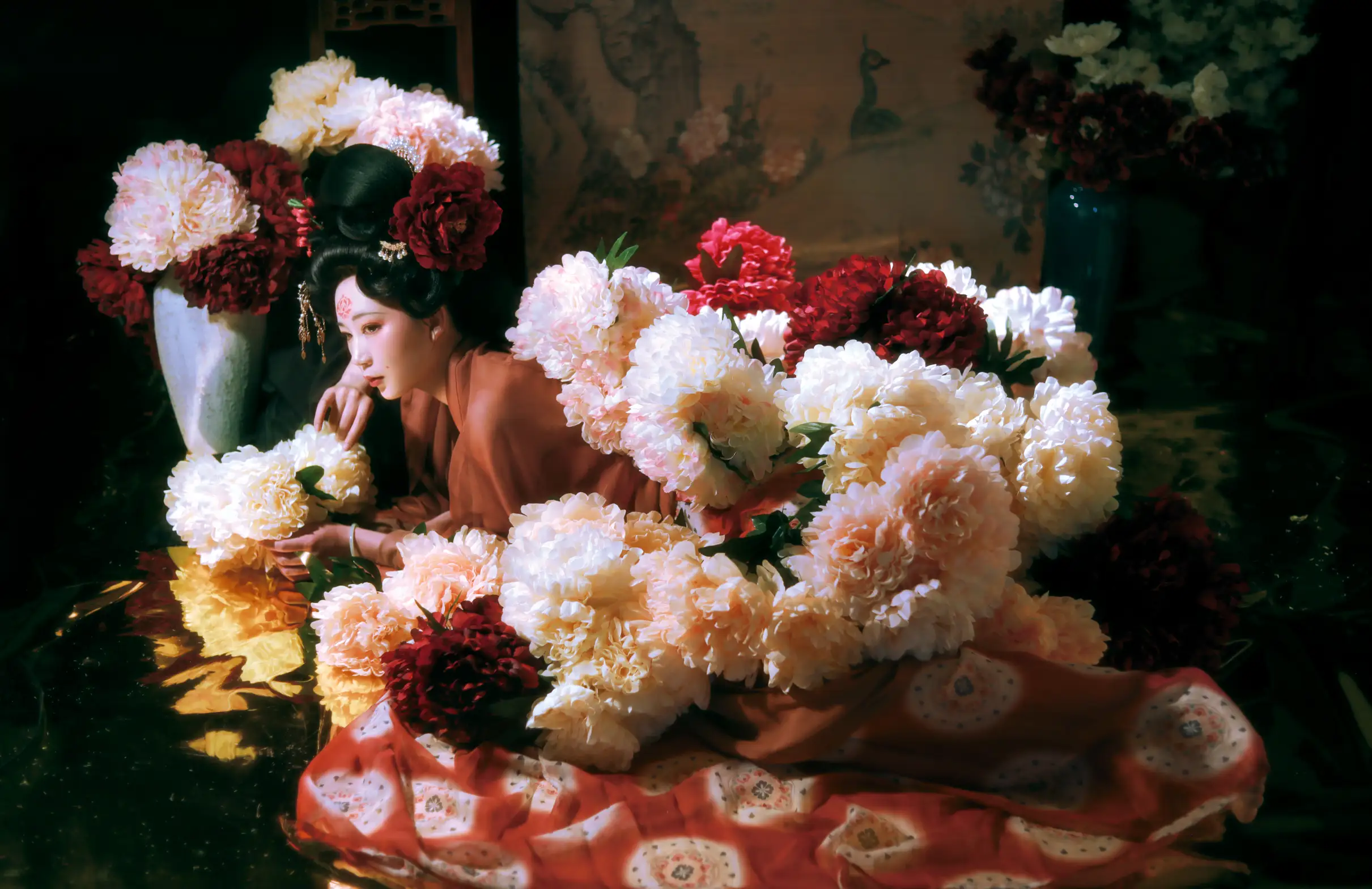 [YITUYU] 2022.08.23 Vol.1771 – The imperial concubine lies drunk among the peonies salmon#[21P]-8